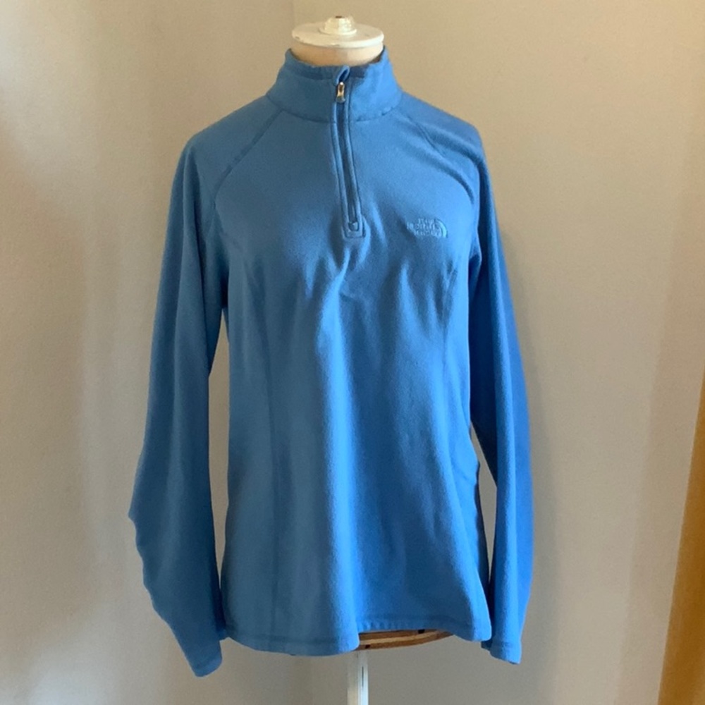 The North Face blue women’s half zip fleece